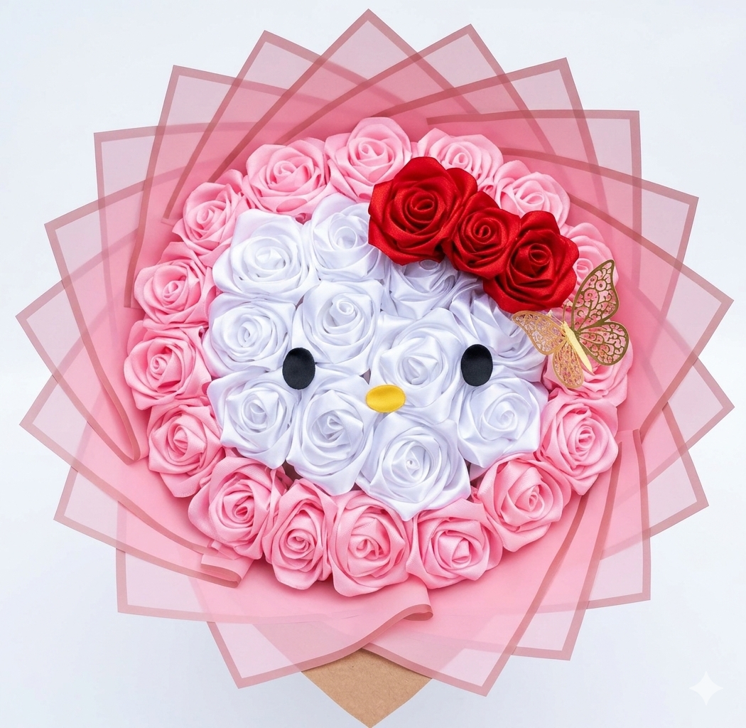 Ramo cara de Hello Kitty