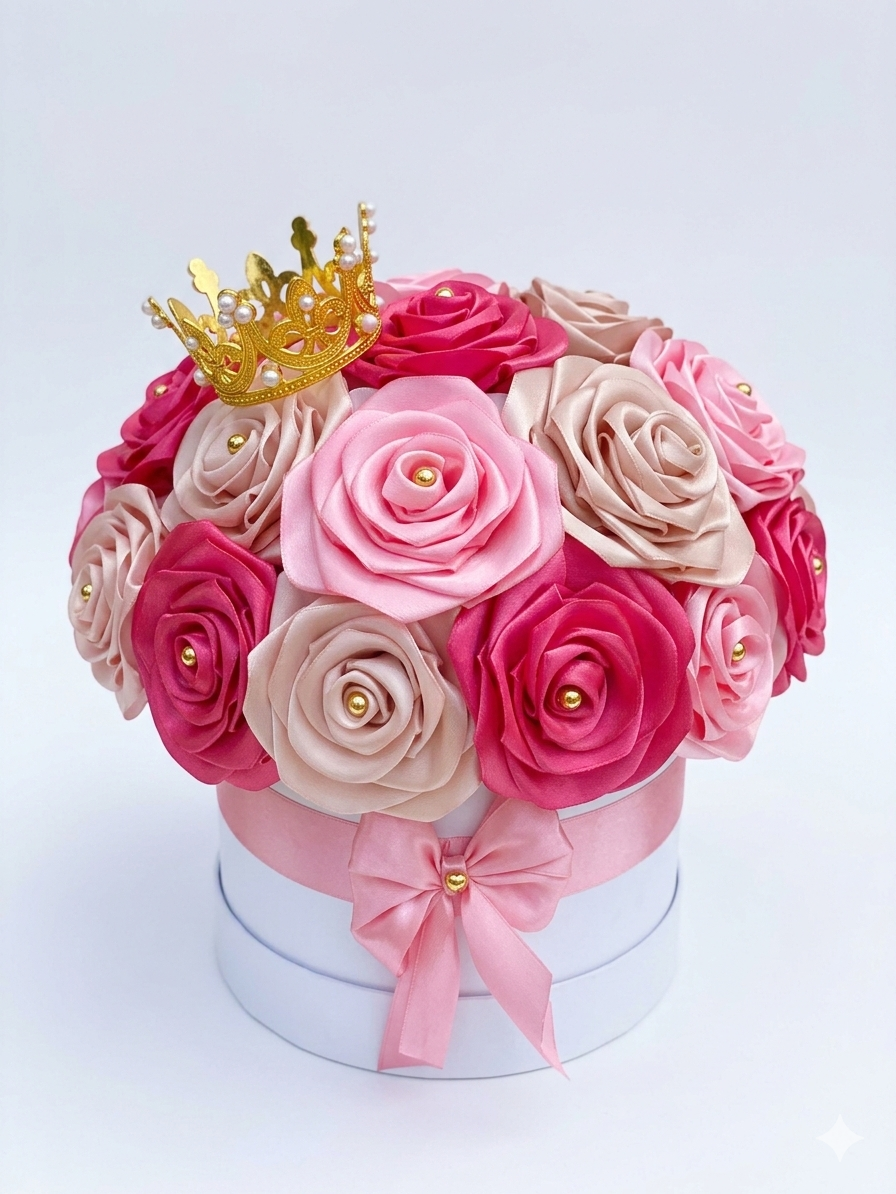 Caja de Rosas Rosadas